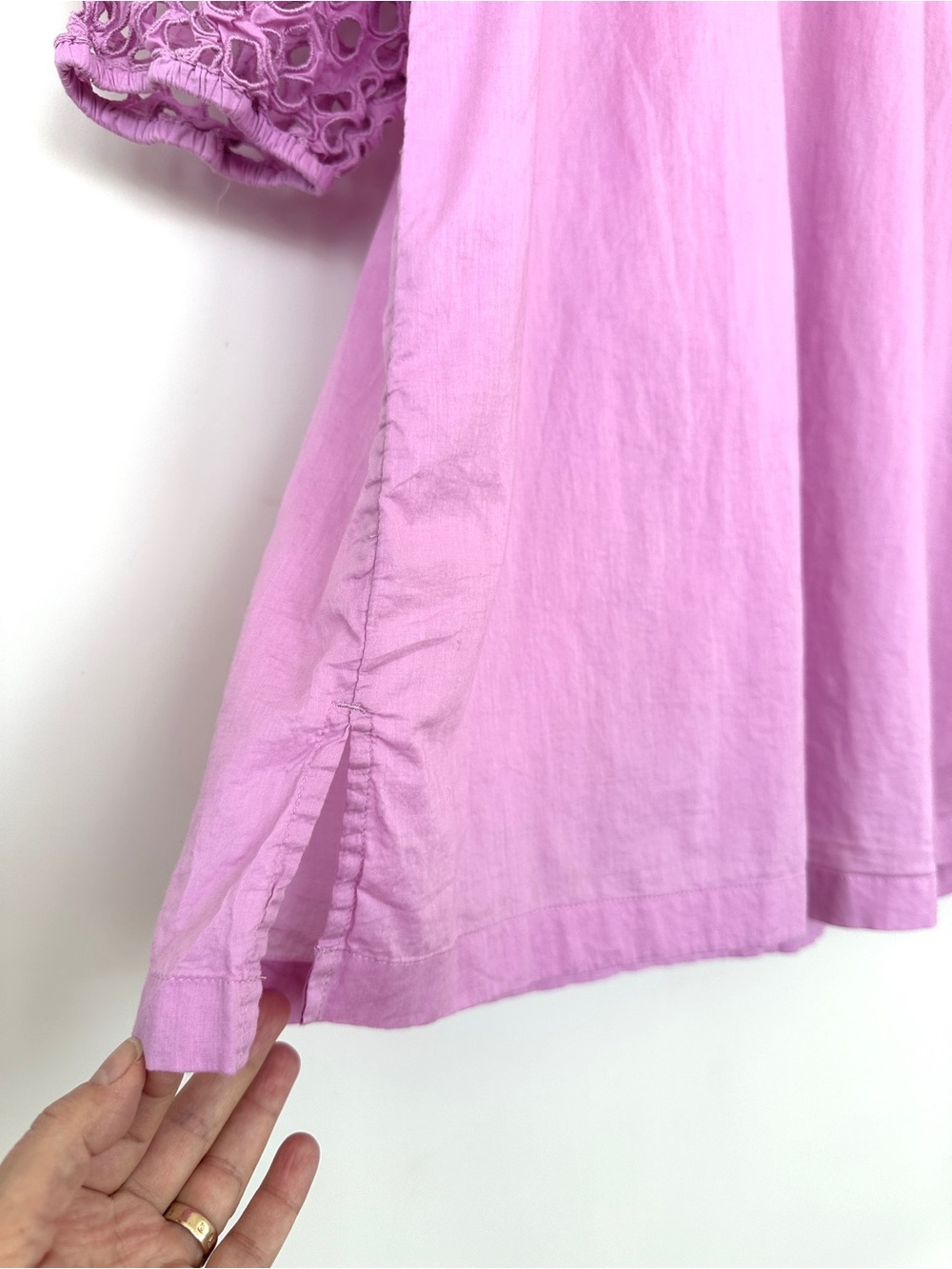 J. Crew Swim Coverup with Cutout Sleeves, 💯 Cotton - Picture 5 of 9